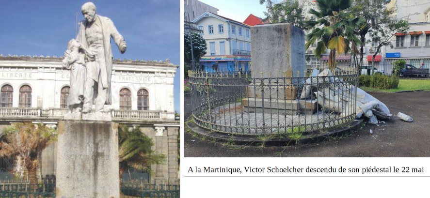 Victor Schoelcher descendu de son piédestal