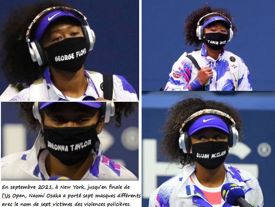 Naomi Osaka 4 images militantes