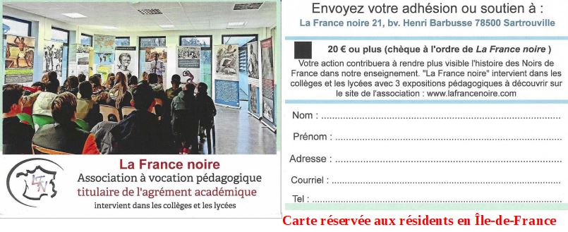 Carte d'ahésion Île-de-France