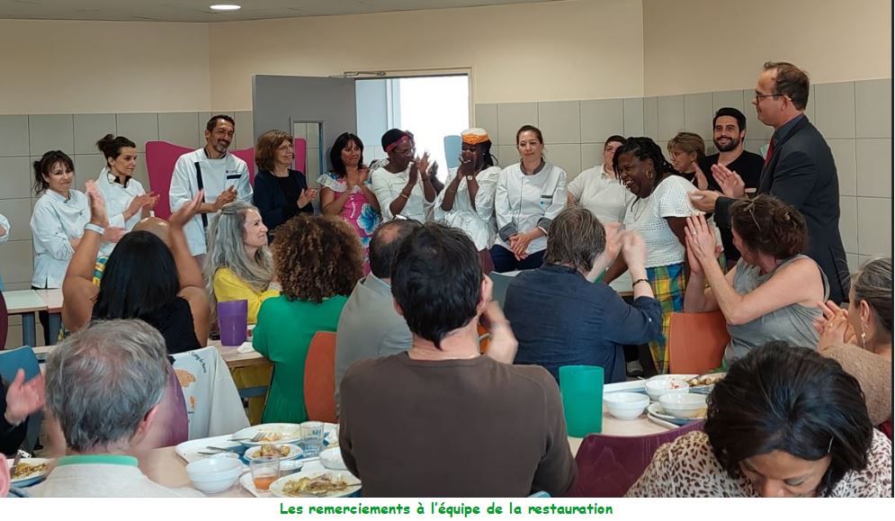 Romans-sur-Isère l'équipe de la restauration