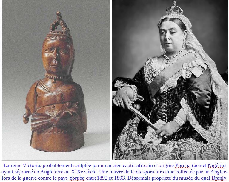 Le Mucem statue de la reine Victoria